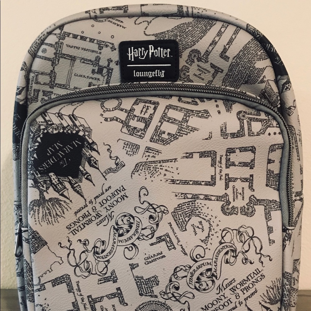 NWT Harry Potter Loungefly Marauders Map Backpack